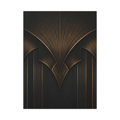 Golden Fan Vault Deco Wall Art & Canvas Prints