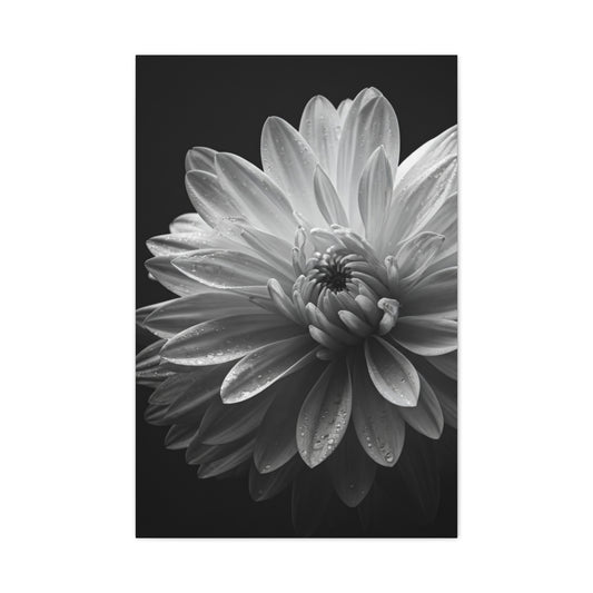Chrysanthemum in Timeless Shadow Wall Art & Canvas Prints