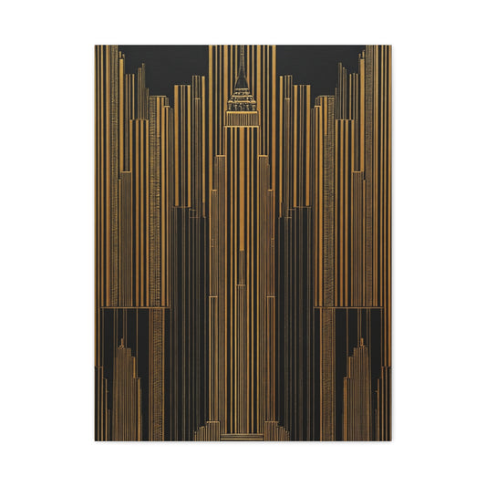 Majestic Golden City Towers Wall Art & Canvas Prints