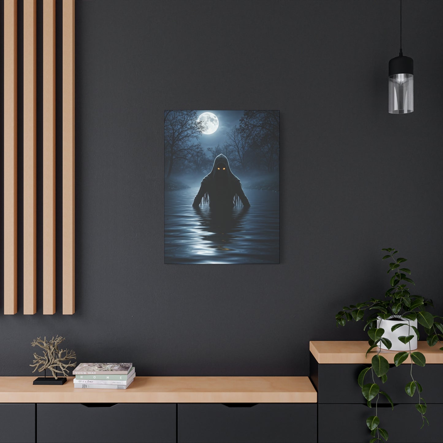 Moonlit Shadow Entity Wall Art & Canvas Prints