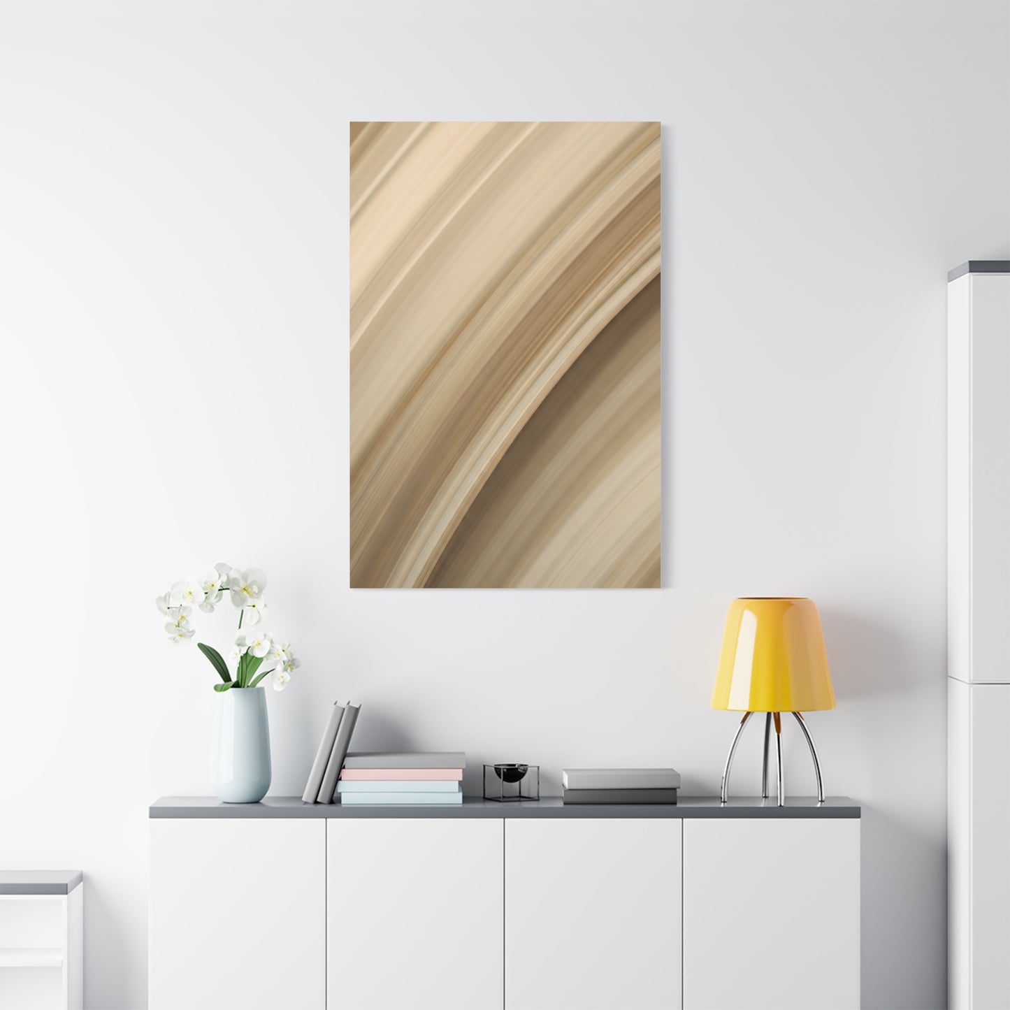 Soft Sand Flow Abstract Wall Art & Canvas Prints