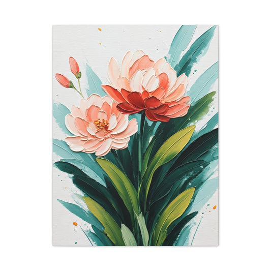 Blush Floral Botanical Wall Art & Canvas Prints