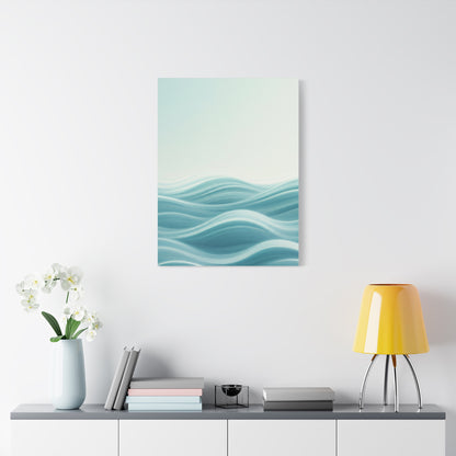 Dreamy Layered Ocean Waves Wall Art & Canvas Prints