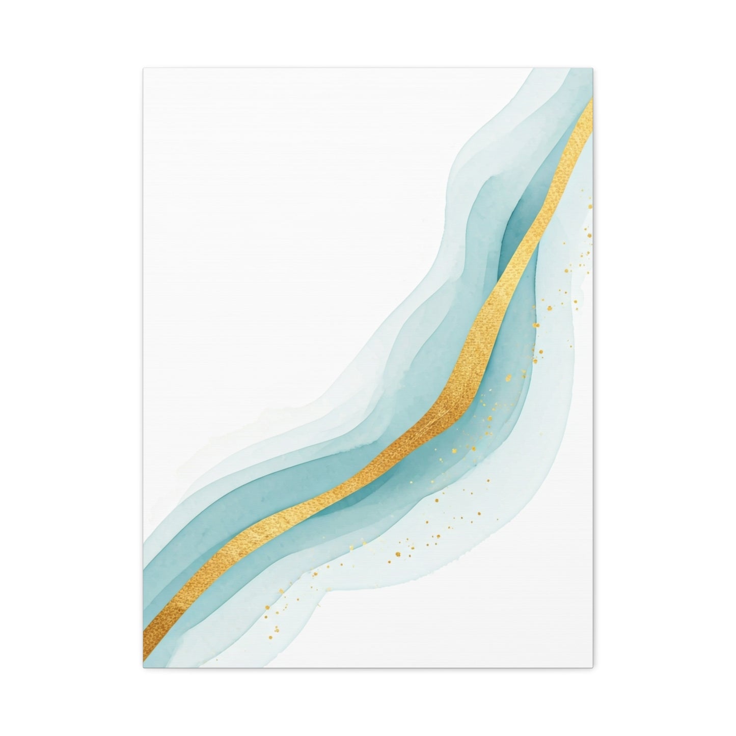 Gold Vein Flow Abstract Wall Art & Canvas Prints