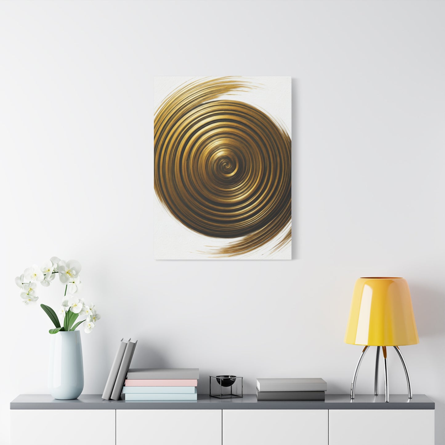 Molten Gold Vortex Wall Art & Canvas Prints