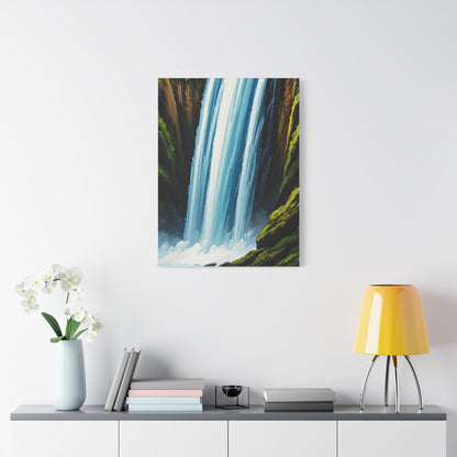 Tall Cascading Waterfall Wall Art & Canvas Prints