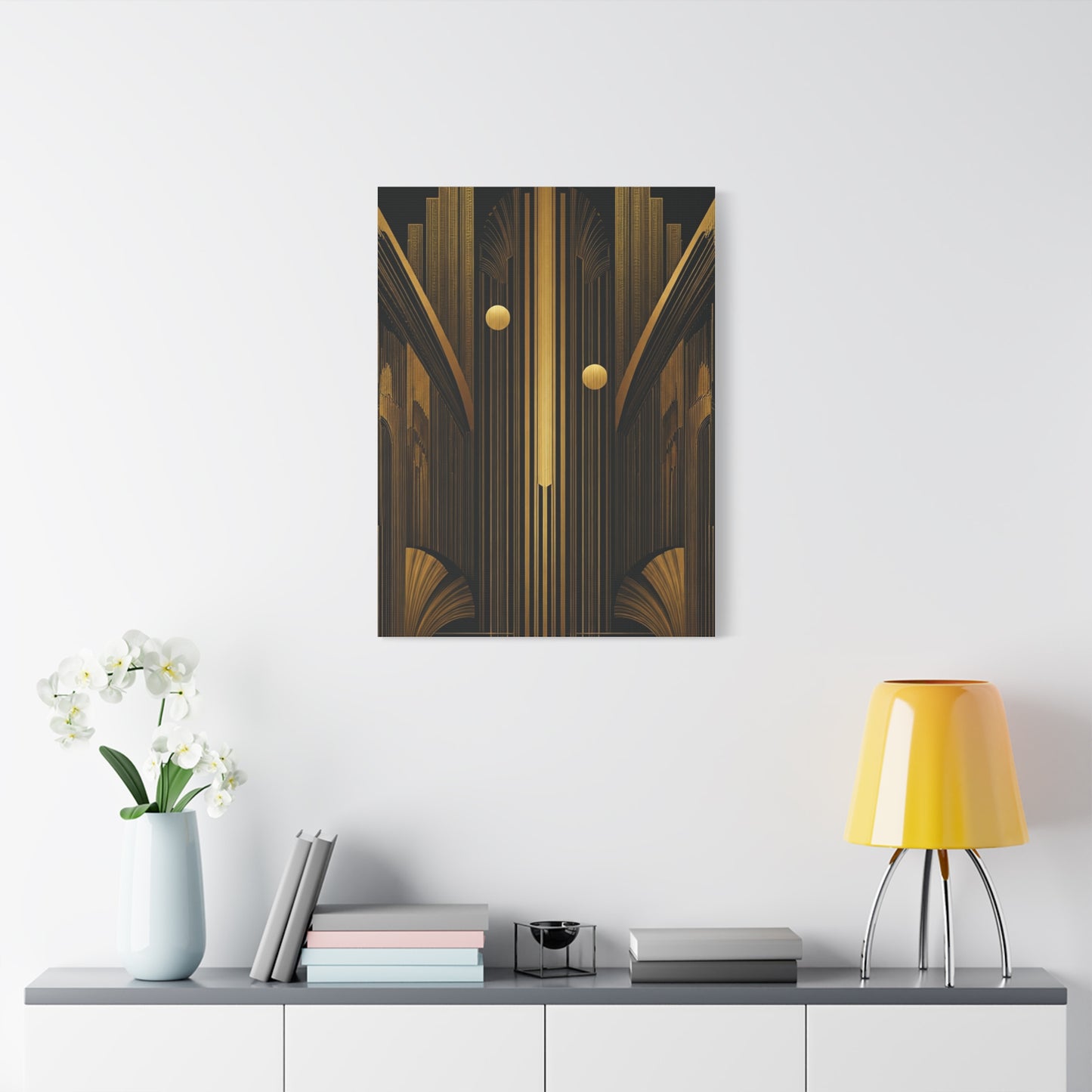 Grand Corridor Art Deco Architecture Wall Art & Canvas Prints