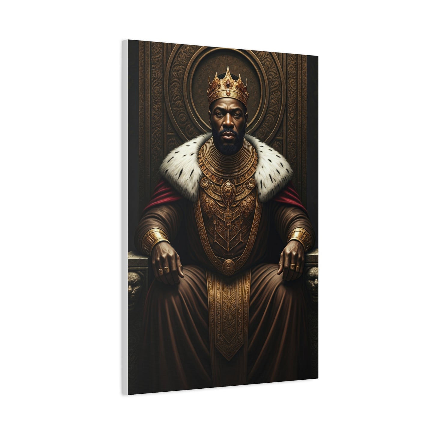 Golden Sovereign King Portrait Wall Art & Canvas Prints