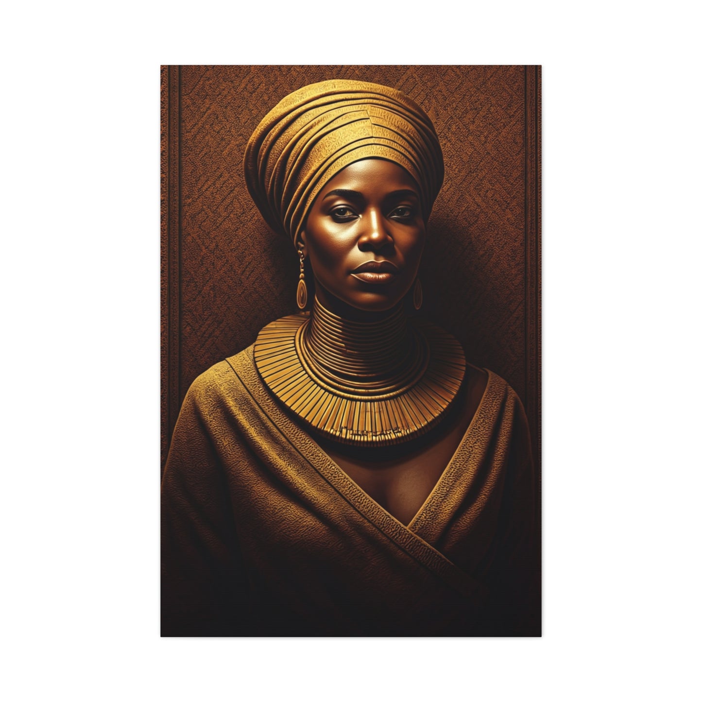 Bronze Heritage Queen Portrait Wall Art & Canvas Prints