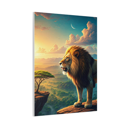 Lion Over the Horizon Majesty Wall Art & Canvas Prints