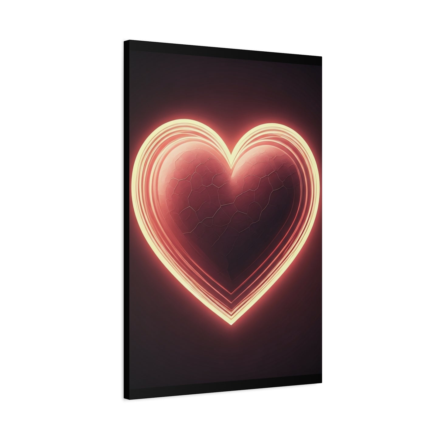 Glowing Heart Aura Wall Art & Canvas Prints