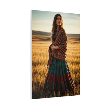 Golden Prairie Bohemian Muse Wall Art & Canvas Prints