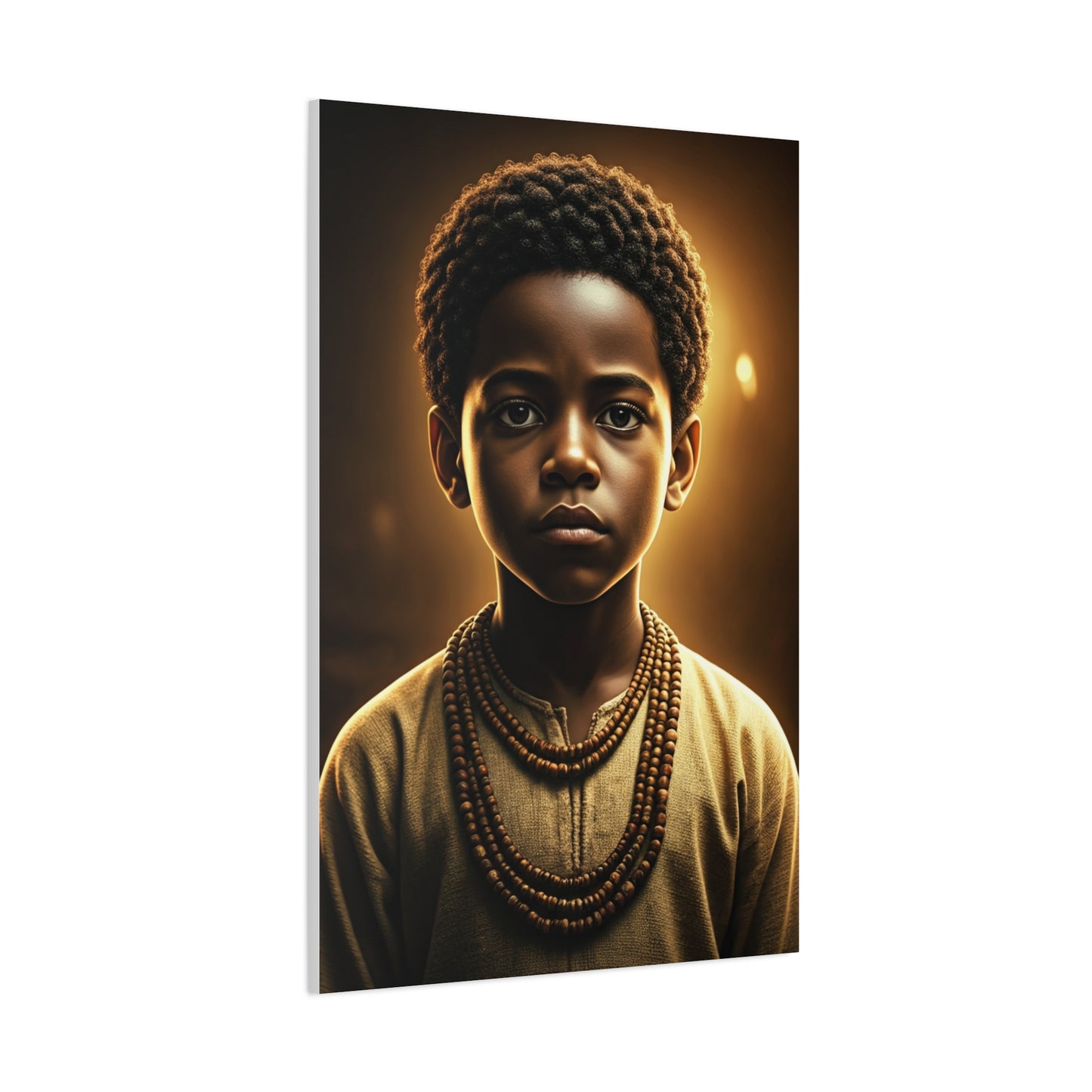 Golden Innocence Portrait Wall Art & Canvas Prints