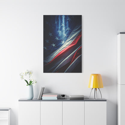 Lightning Freedom Flag Power Wall Art & Canvas Prints