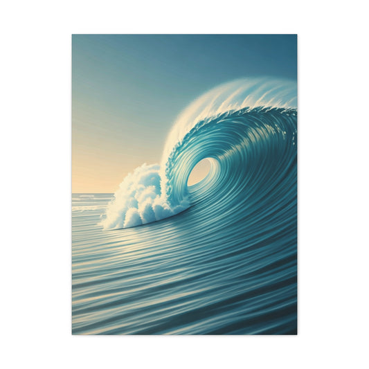 Ocean Wave Tunnel Motion Wall Art & Canvas Prints