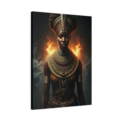 Fire Crown Priestess Wall Art & Canvas Prints