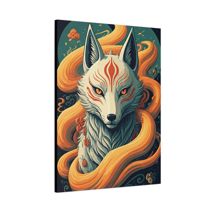 Sacred Kitsune Guardian Wall Art & Canvas Prints