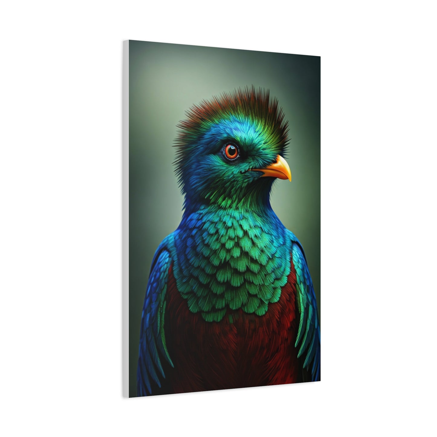 Iridescent Blue-Green Songbird Wall Art & Canvas Prints