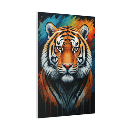 Fierce Ember Tiger Wall Art & Canvas Print