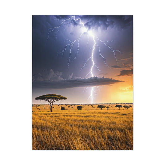 Golden Savannah Horizon Wall Art & Canvas Prints