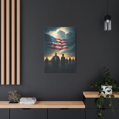 American Flag Gathering of Hope Wall Art & Canvas Prints
