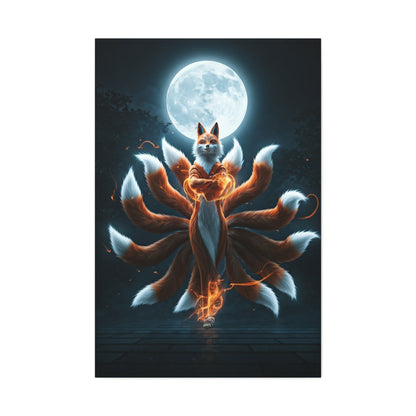 Lunar Fox Spirit Wall Art & Canvas Prints