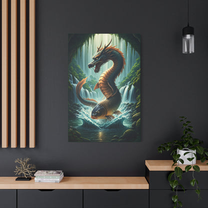 Dragon of the Emerald Falls Wall Art & Canvas Prints