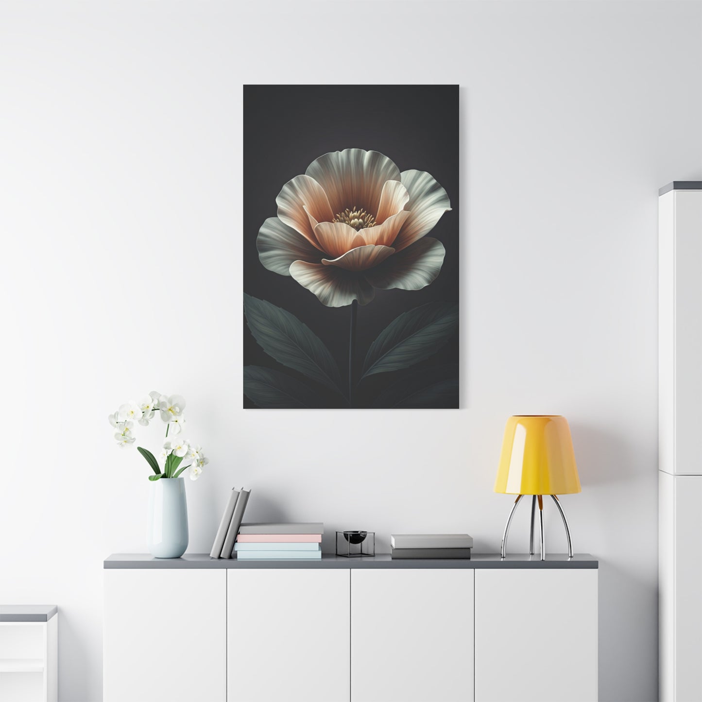 Single Bloom Elegance Floral Wall Art & Canvas Prints