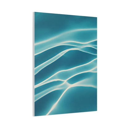 Aqua Light Ripple Wall Art & Canvas Prints  Product Description