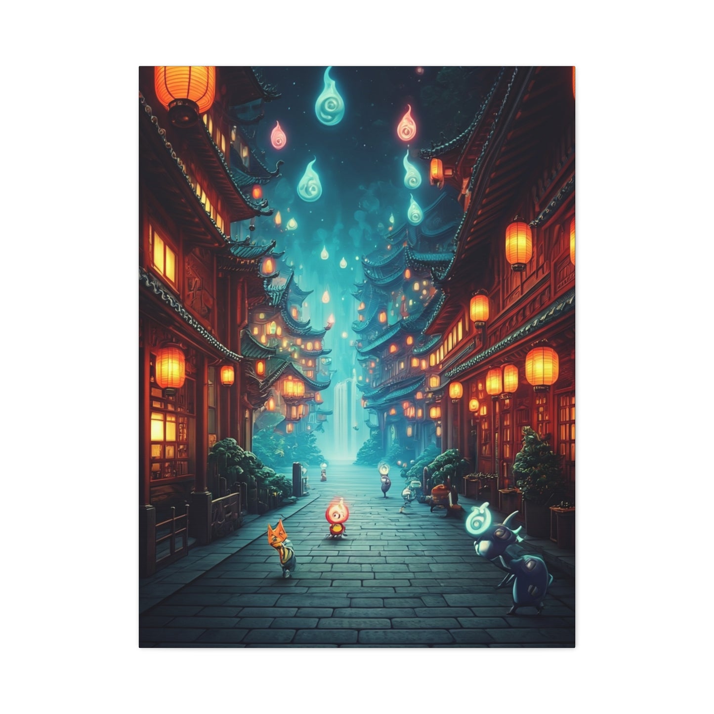 Lantern Spirit Alley Wall Art & Canvas Prints