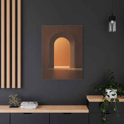 Warm Architectural Archway Glow Wall Art & Canvas Prints
