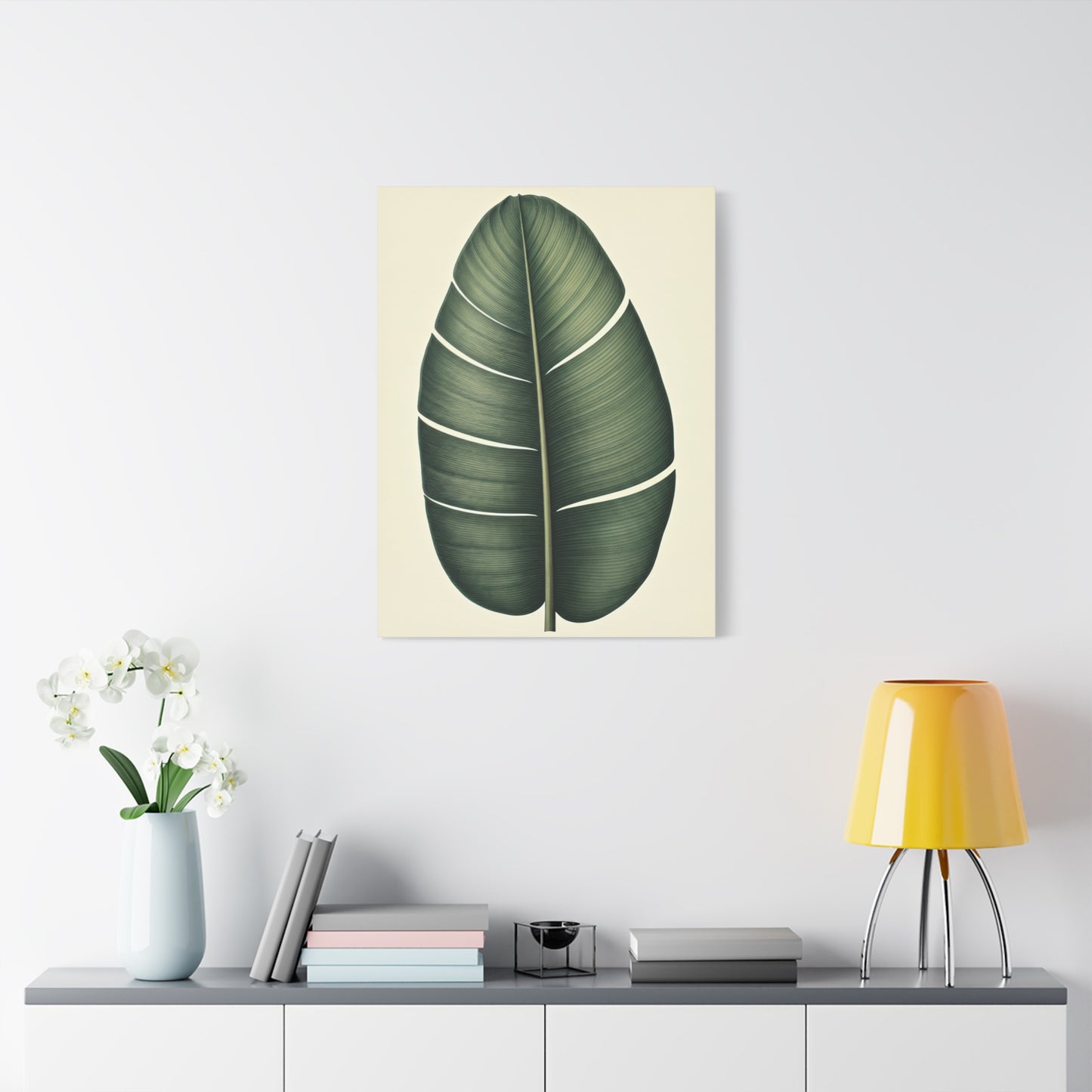 Tropical Leaf Study Illustration Wall Art & Canvas Prints