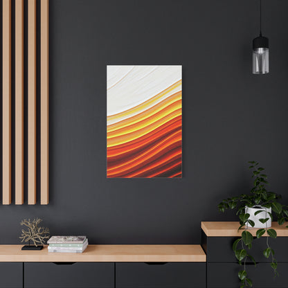 Golden Ember Flow Abstract Wall Art & Canvas Prints