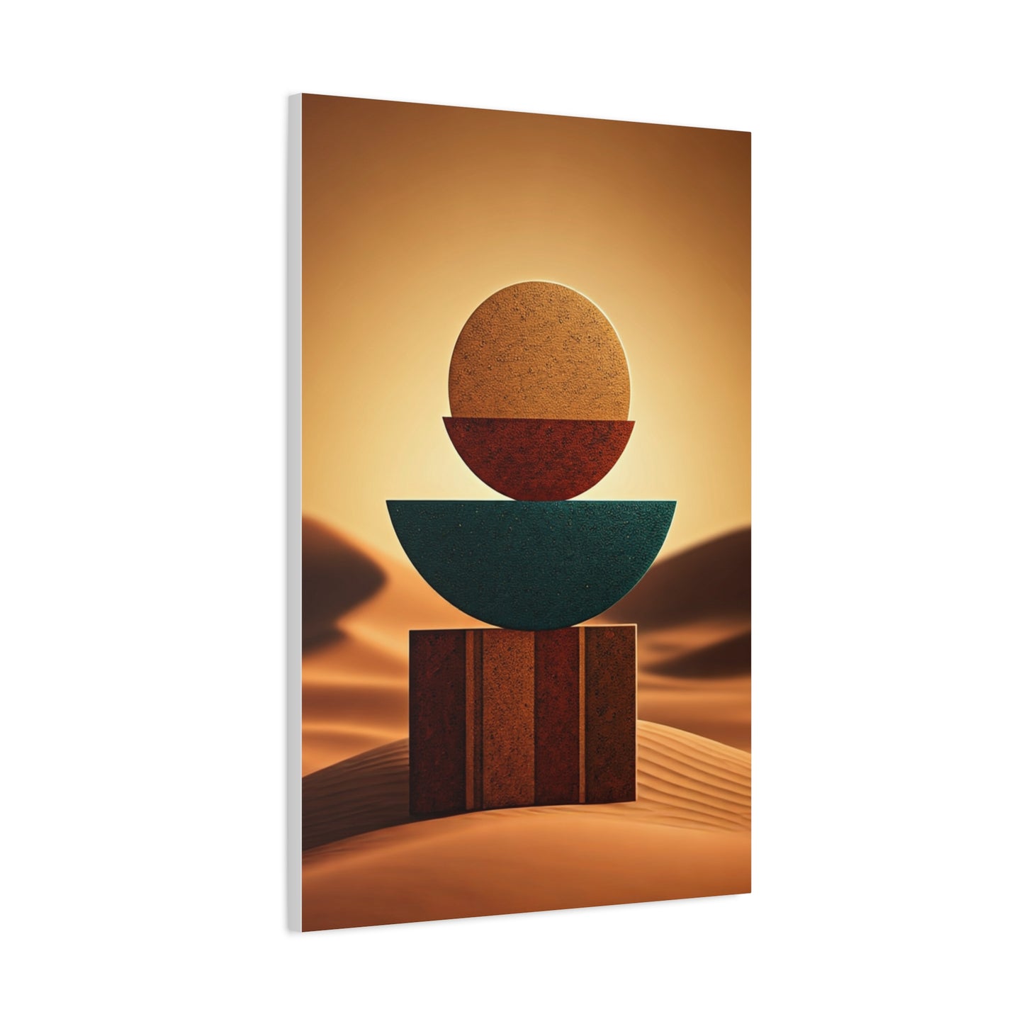 Desert Balance Geometry Wall Art & Canvas Prints