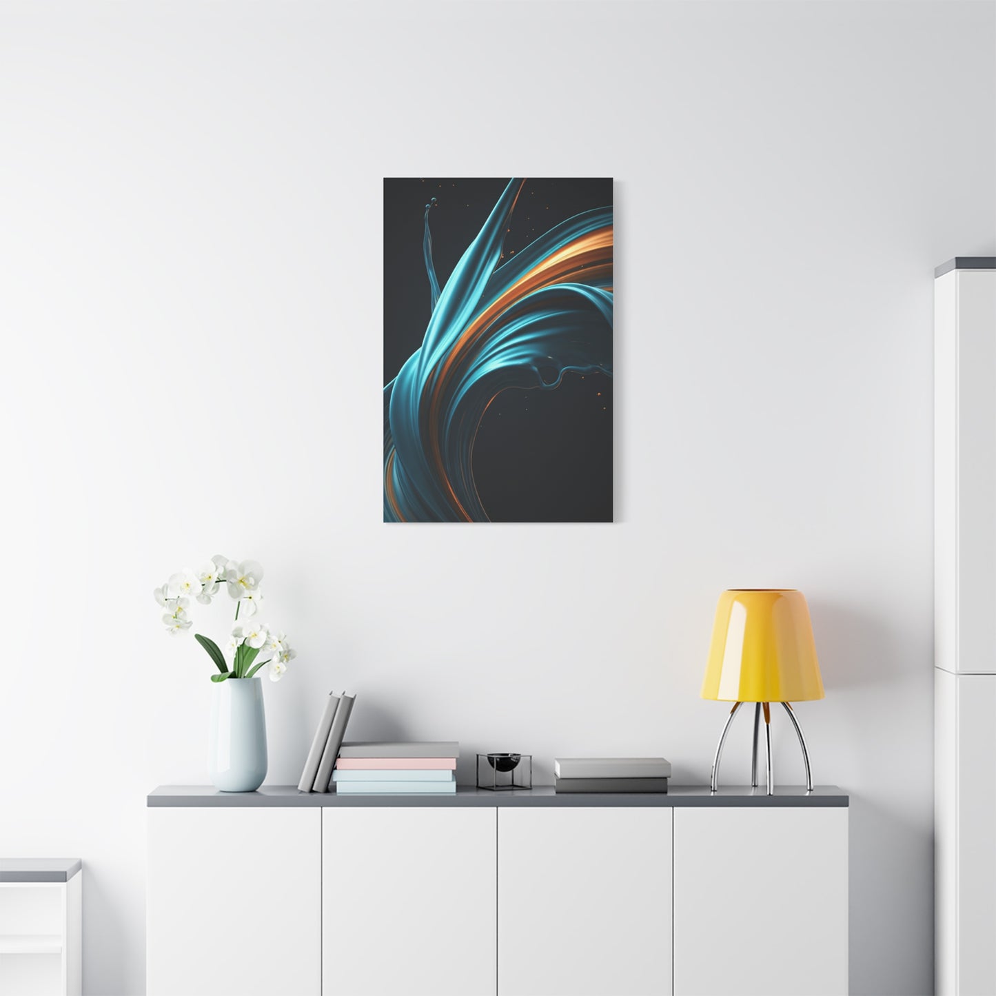 Celestial Current Abstract Wall Art & Canvas Prints