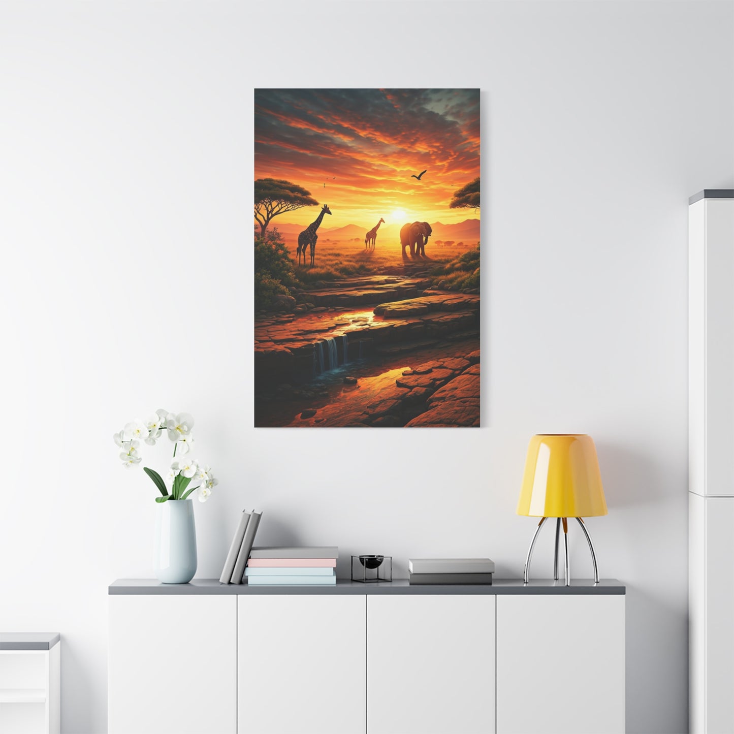 Sunset Wings Over Water Wall Art & Canvas Prints
