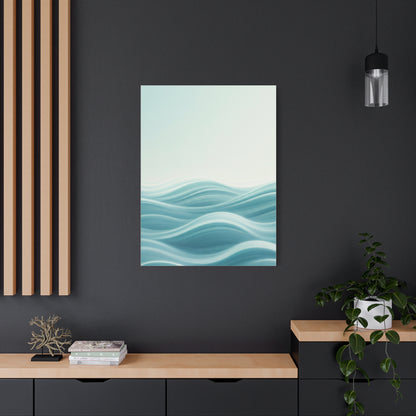 Dreamy Layered Ocean Waves Wall Art & Canvas Prints