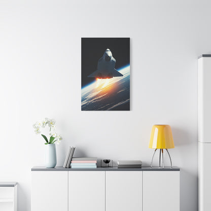 Space Shuttle Earth Ascent Wall Art & Canvas Prints