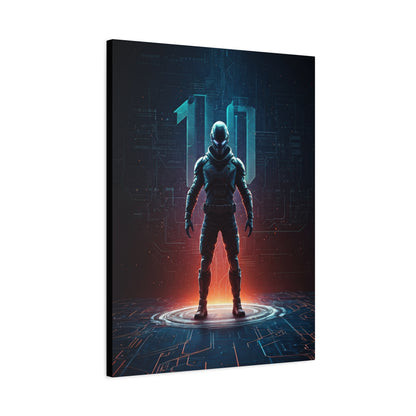 Digital Ascension Warrior Wall Art & Canvas Prints