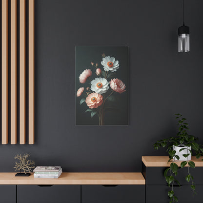 Midnight Bloom Elegance Wall Art & Canvas Prints