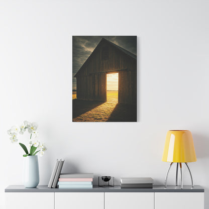 Golden Threshold Barn Wall Art & Canvas Prints