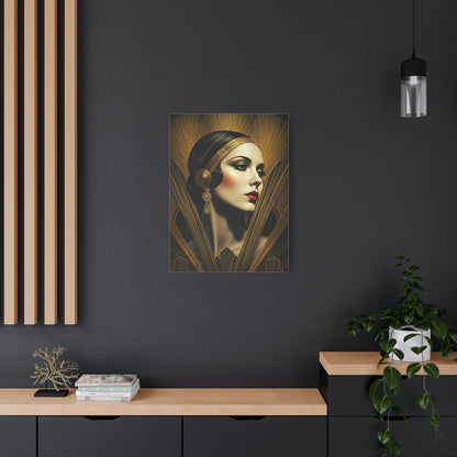 Glamorous Art Deco Portrait Wall Art & Canvas Prints