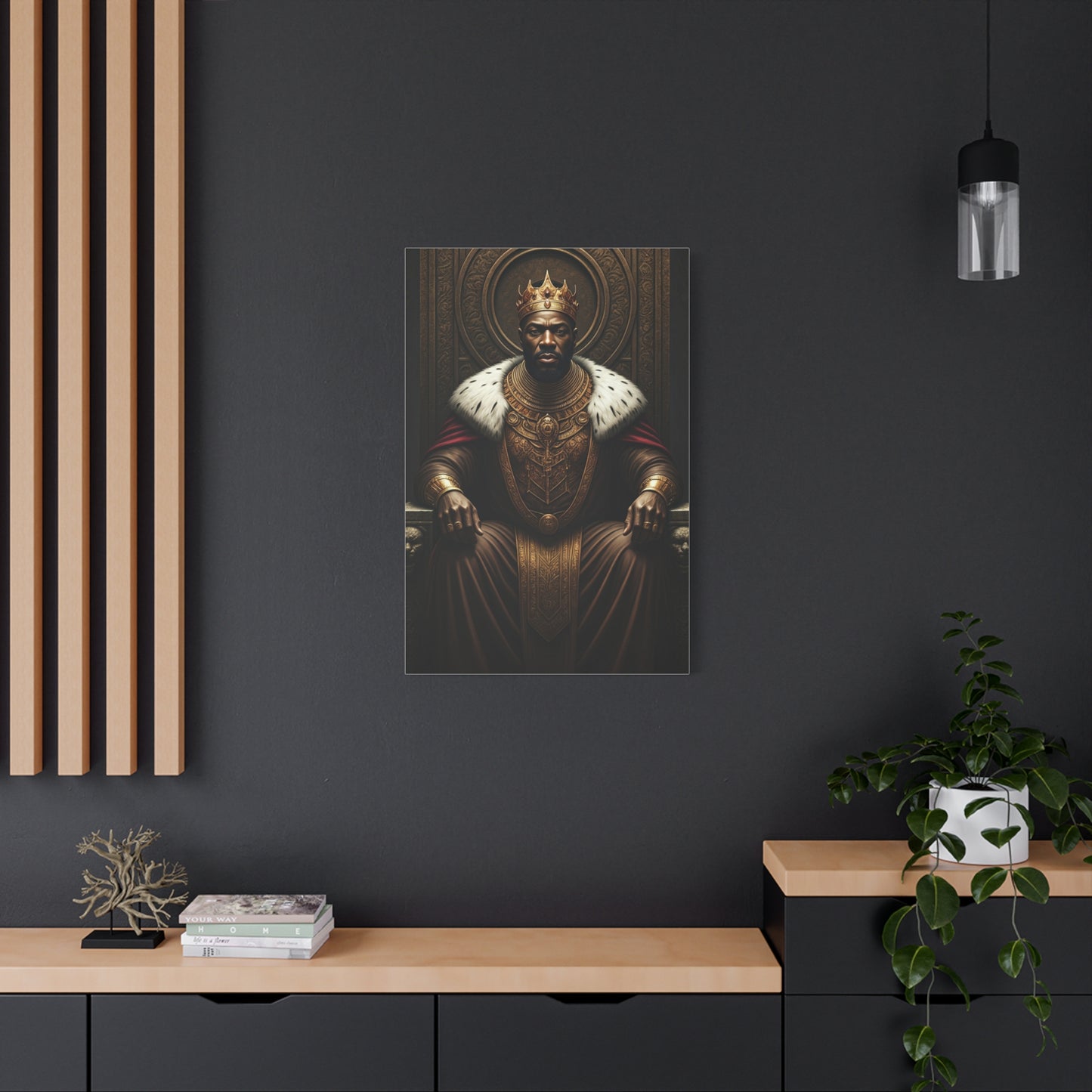 Golden Sovereign King Portrait Wall Art & Canvas Prints