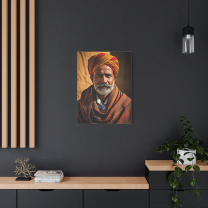 Desert Heritage Elder Portrait Wall Art & Canvas Prints