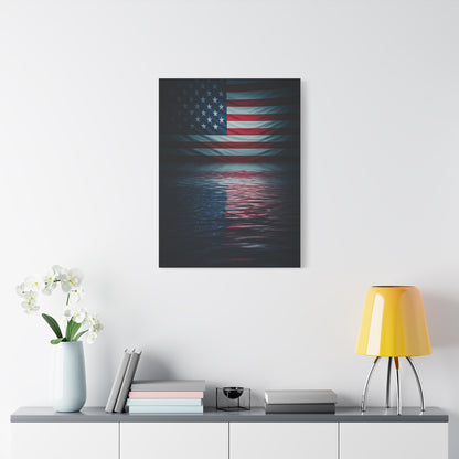 Stars and Stripes on the Water Wall Art & Canvas Prints