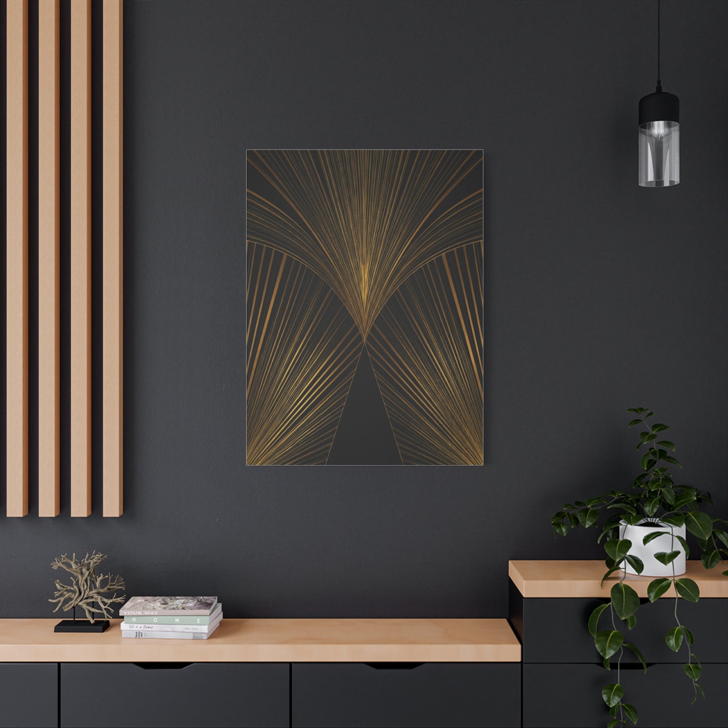Golden Radiance Arc Deco Wall Art & Canvas Prints