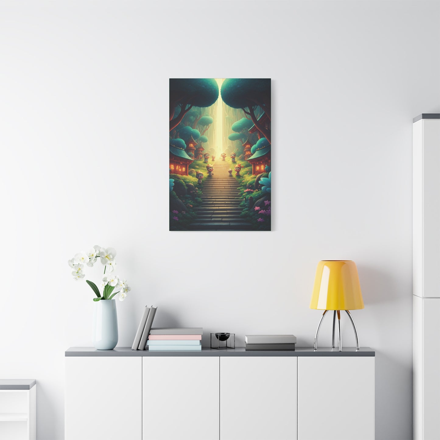 Enchanted Forest Stairway Wall Art & Canvas Prints