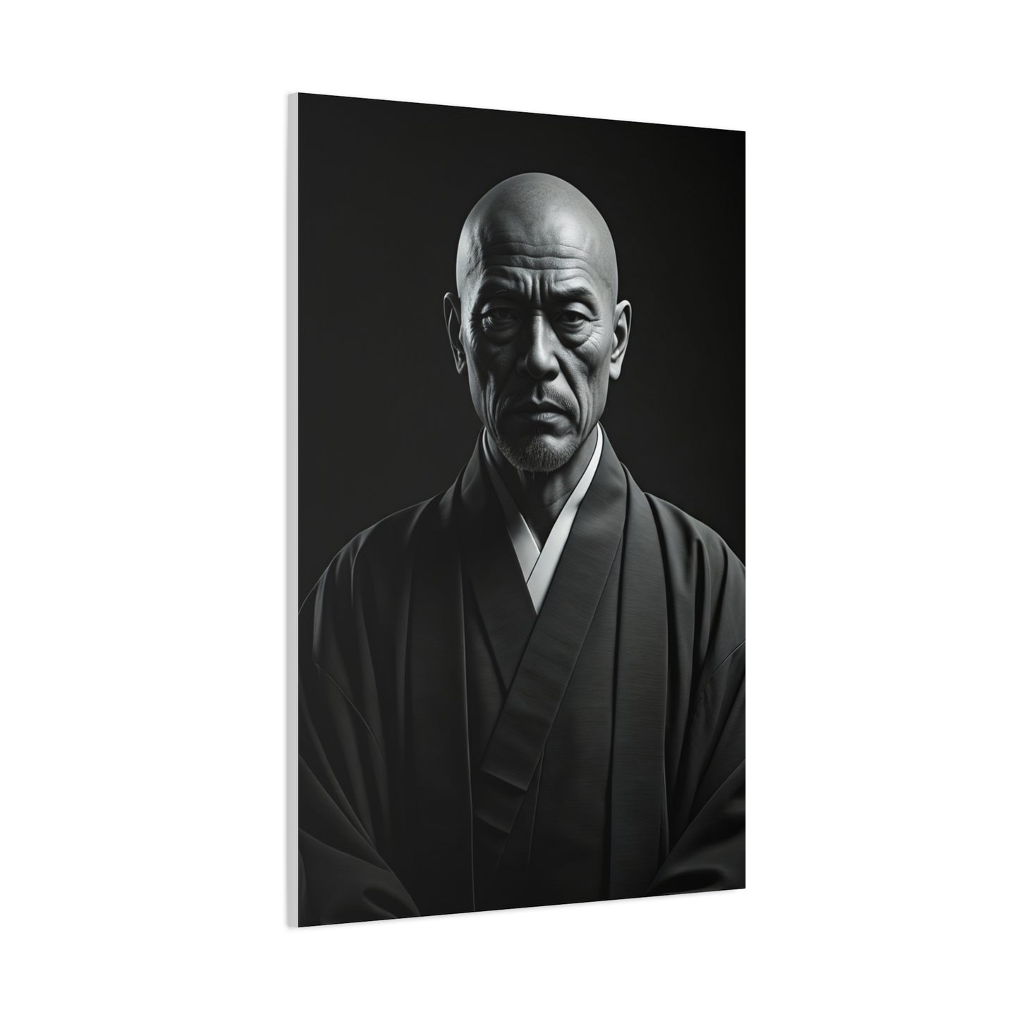 Stoic Figure in Minimalist Portrait Wall Art & Canvas Prints