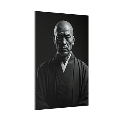 Stoic Figure in Minimalist Portrait Wall Art & Canvas Prints