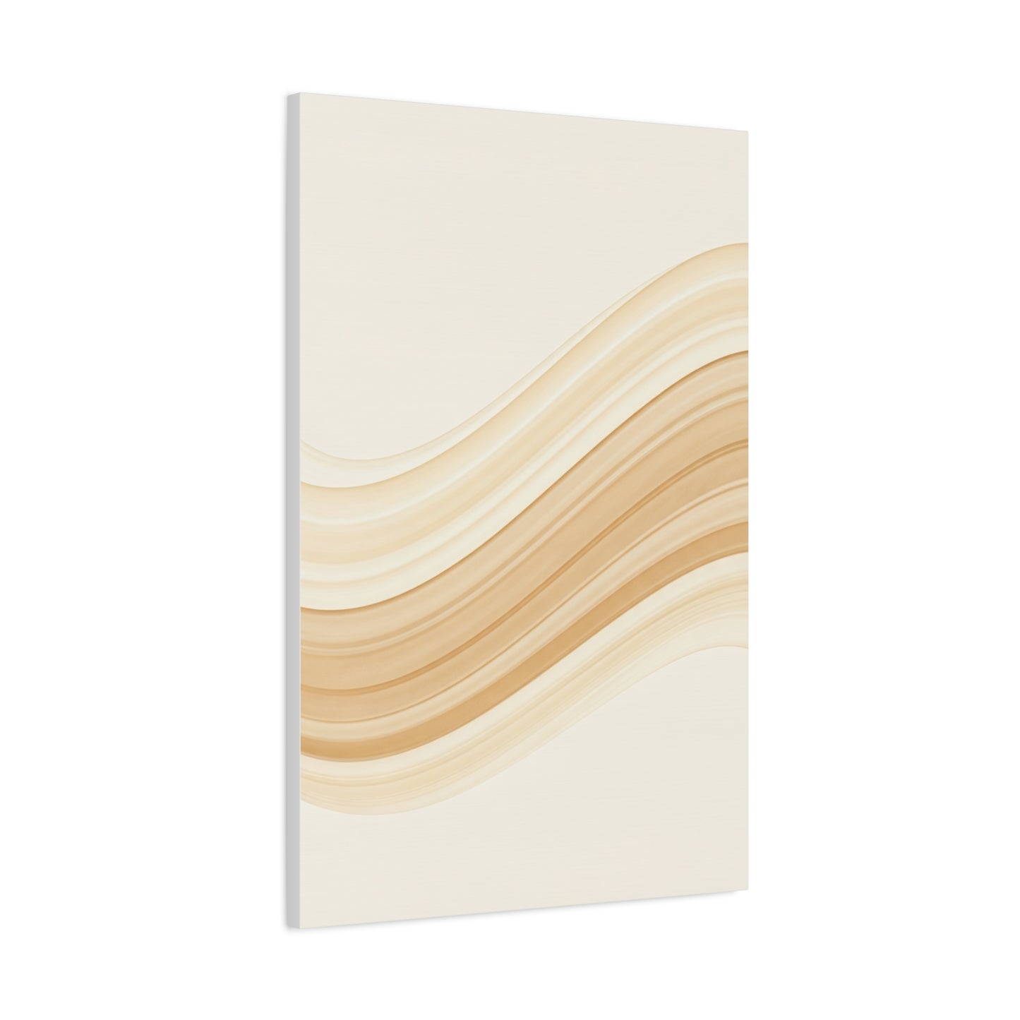 Golden Sand Flow Abstract Wall Art & Canvas Prints